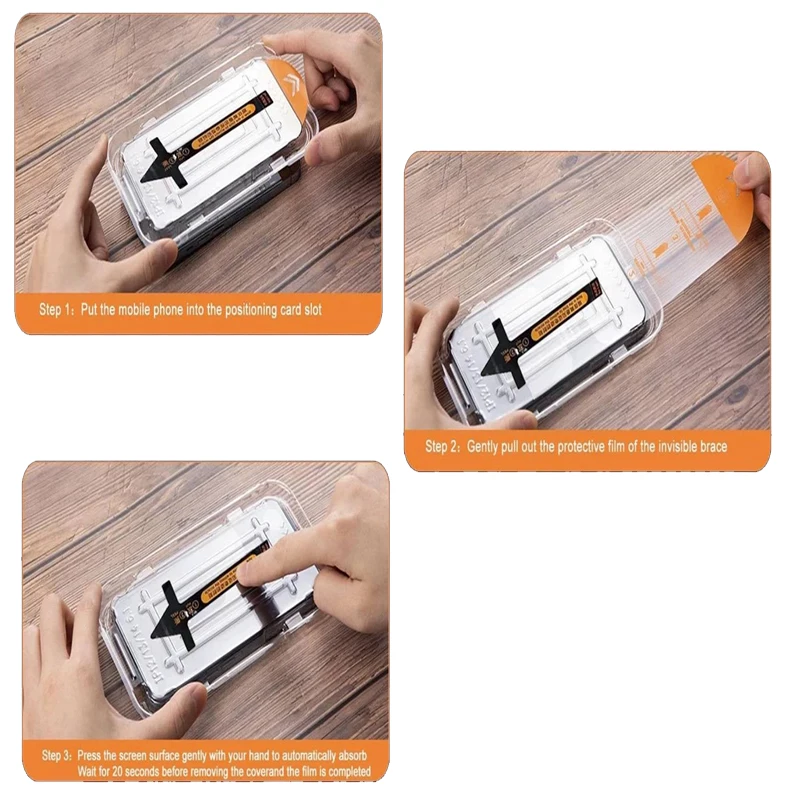 Premium Tempered Glass Screen Protector, Full Cover, Dust-Free, 9H Hardness