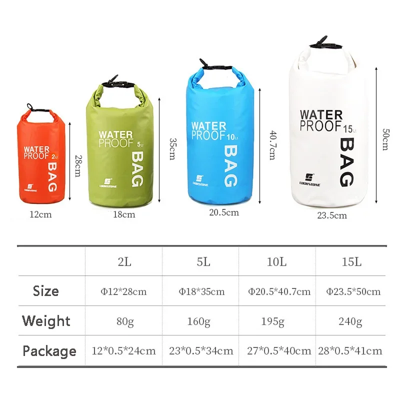 Рисунок 5 - Сухие сумки из ПВХ для дрифтинга