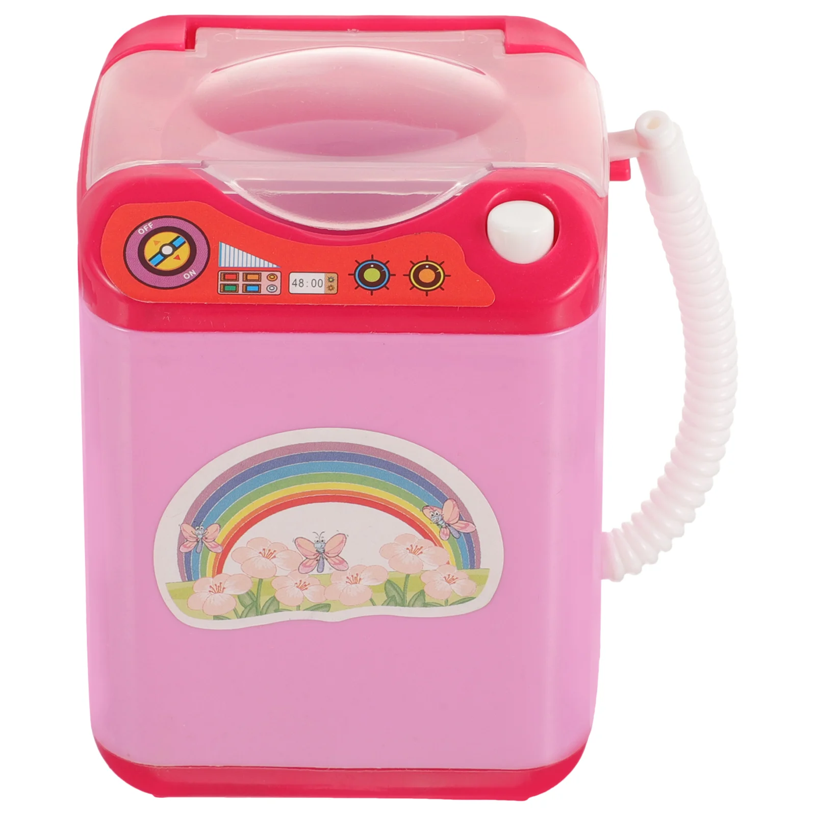 Electronic Toy Washing Machine Child Toys for Toddlers Mini Home Appliance Plastic Puff 3