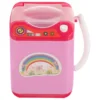 Electronic Toy Washing Machine Child Toys for Toddlers Mini Home Appliance Plastic Puff 3