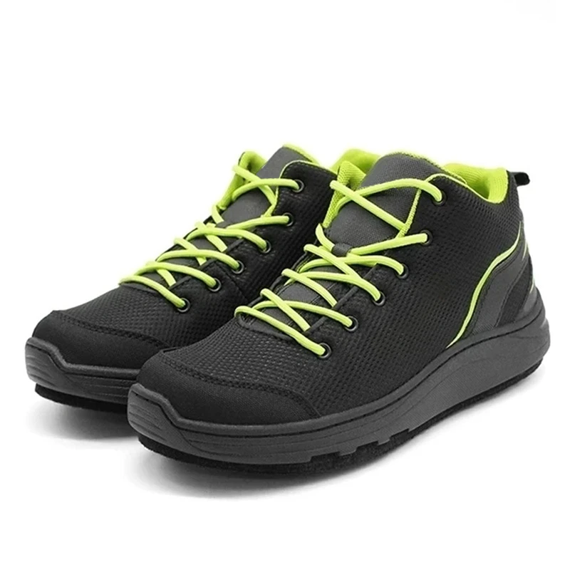Fly Fishing Shoes Fly Fishing Waders Fishing Boots Lightweight Fishing Waders Boots Wear-resistant Felt-soled Steel Nail Outdoor Reef Non-slip Rock Shoes