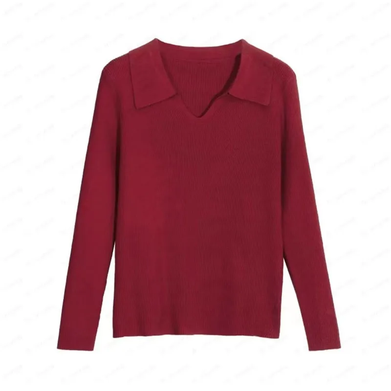 Autumn Maternity Sweater Solid Color Long Sleeve Turn-down Collar Pregnancy Knitted Shirts Pregnant Woman Knit Pullovers