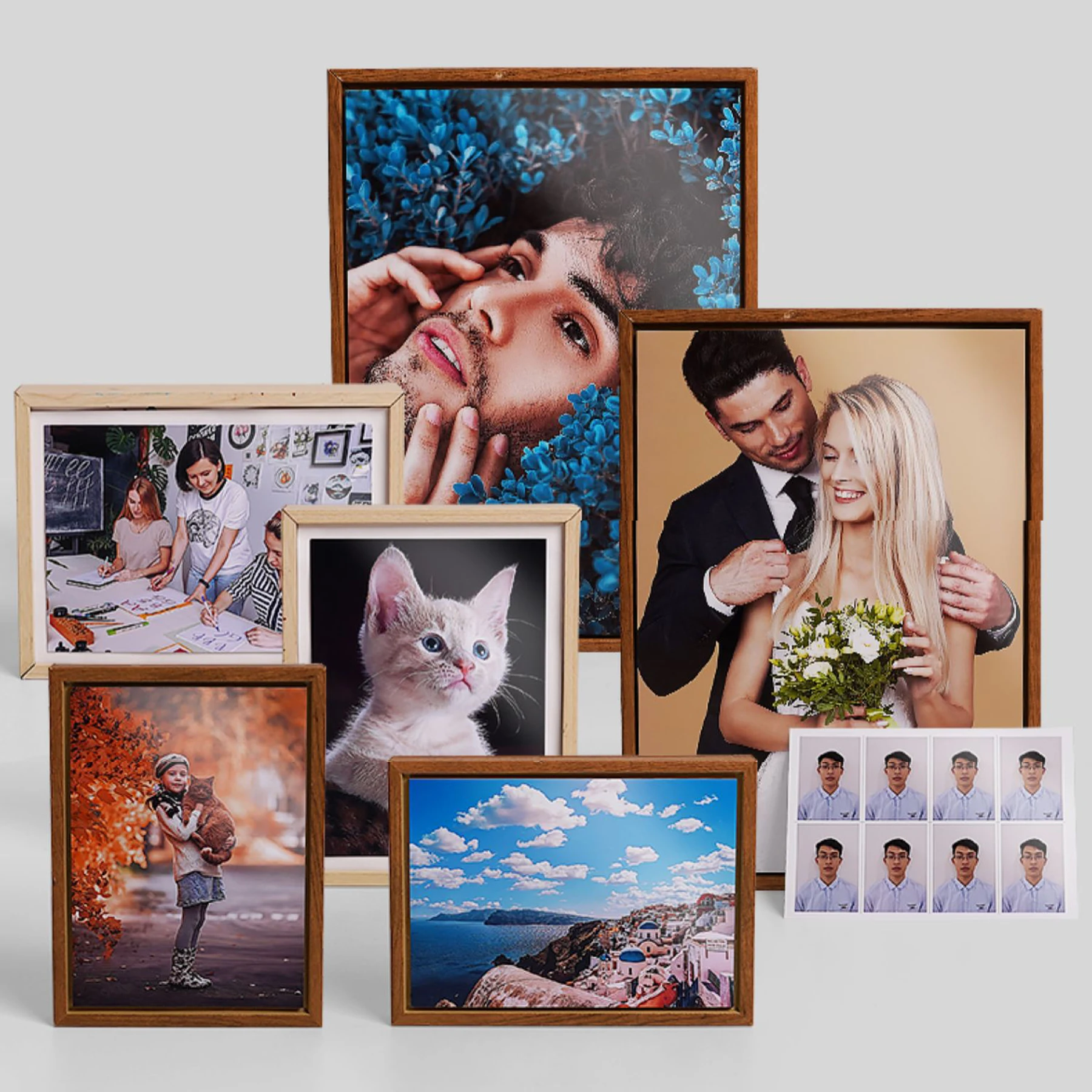 Photo Paper Suitable for Epson Inkjet Printer Print Color Photo Paper 6-inch A4 High Gloss Silver Back photo paper photo printing paper