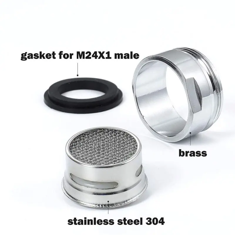 Faucet Aerator 3pcs Brass Water Saving Kitchen Basin Tap Filter Mixed Nozzle Splash Head Bathroom Accessories
