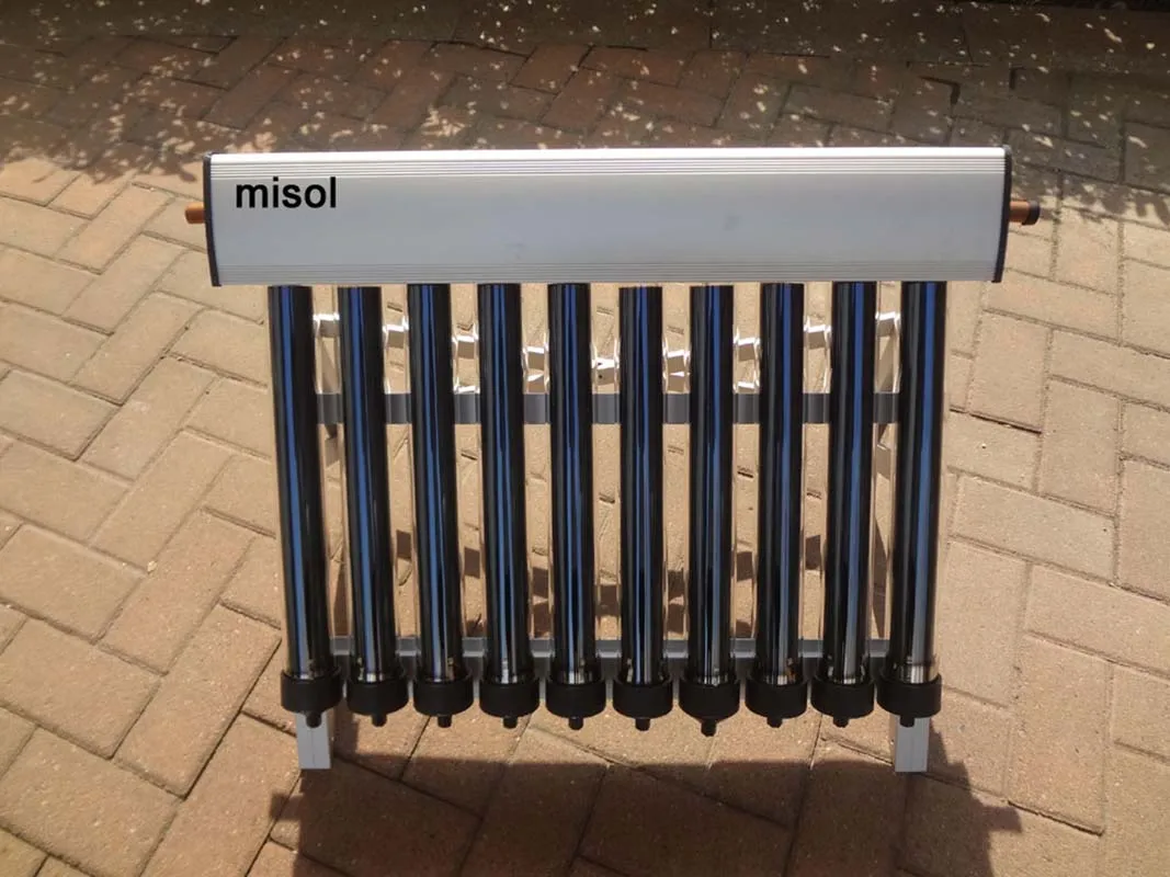 misol Solar Collector of Solar Hot Water Heater, 10 Evacuated Tubes, Heat Pipe Vacuum Tubes, new