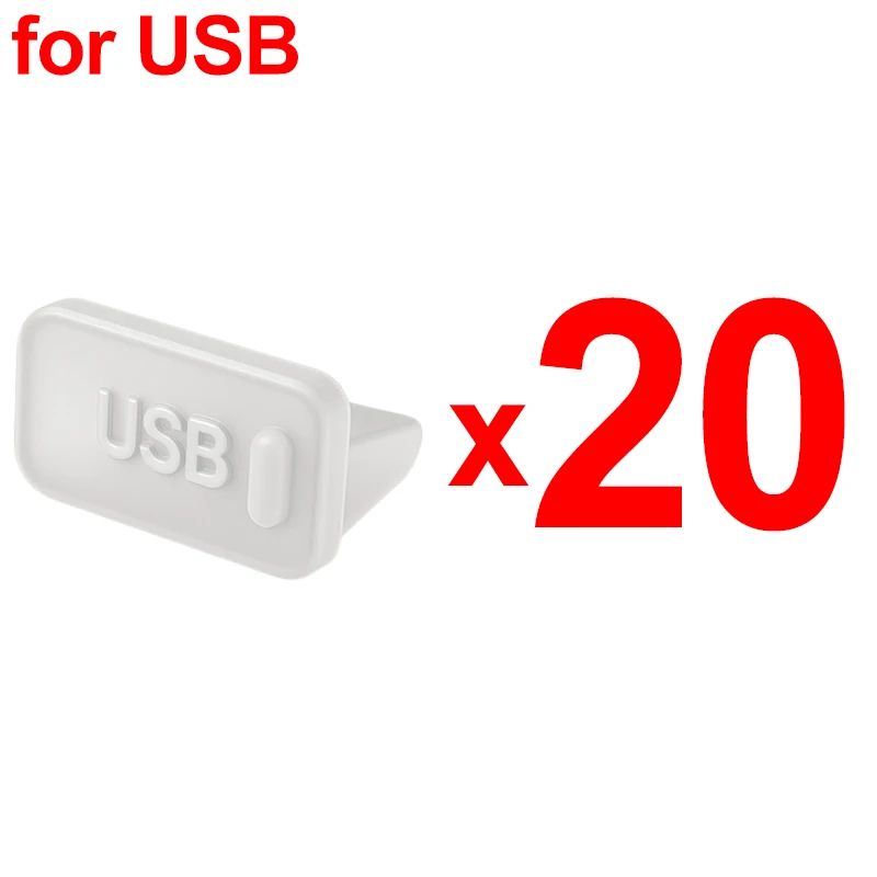 Universal USB/Type-C Dust Plug Charger Port Cover Cap