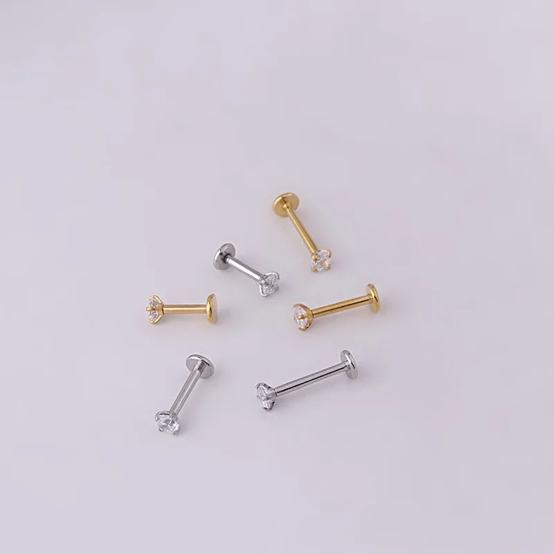 Stainless Steel Stud Earrings for Women 2pcs