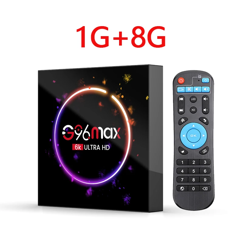 Android 10.0 TV BOX G96max  Allwinner H616 Voice Assistant 3D 6K 1080P Video TV Receiver Wifi 2.4G&5.8G TV Box Set Top Box 