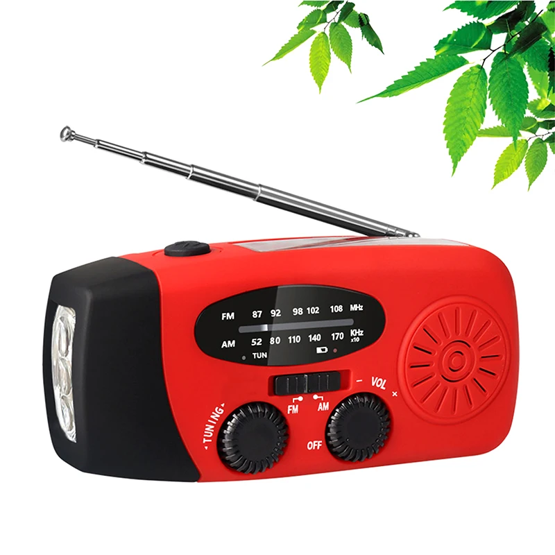 Emergency Hand Crank Radio With LED Flashlight 2
