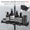 Extendable Shower Shelf Bathroom Shelf Without Drilling Shampoo Tray Shower Storage Holder Bathroom Accessories 2