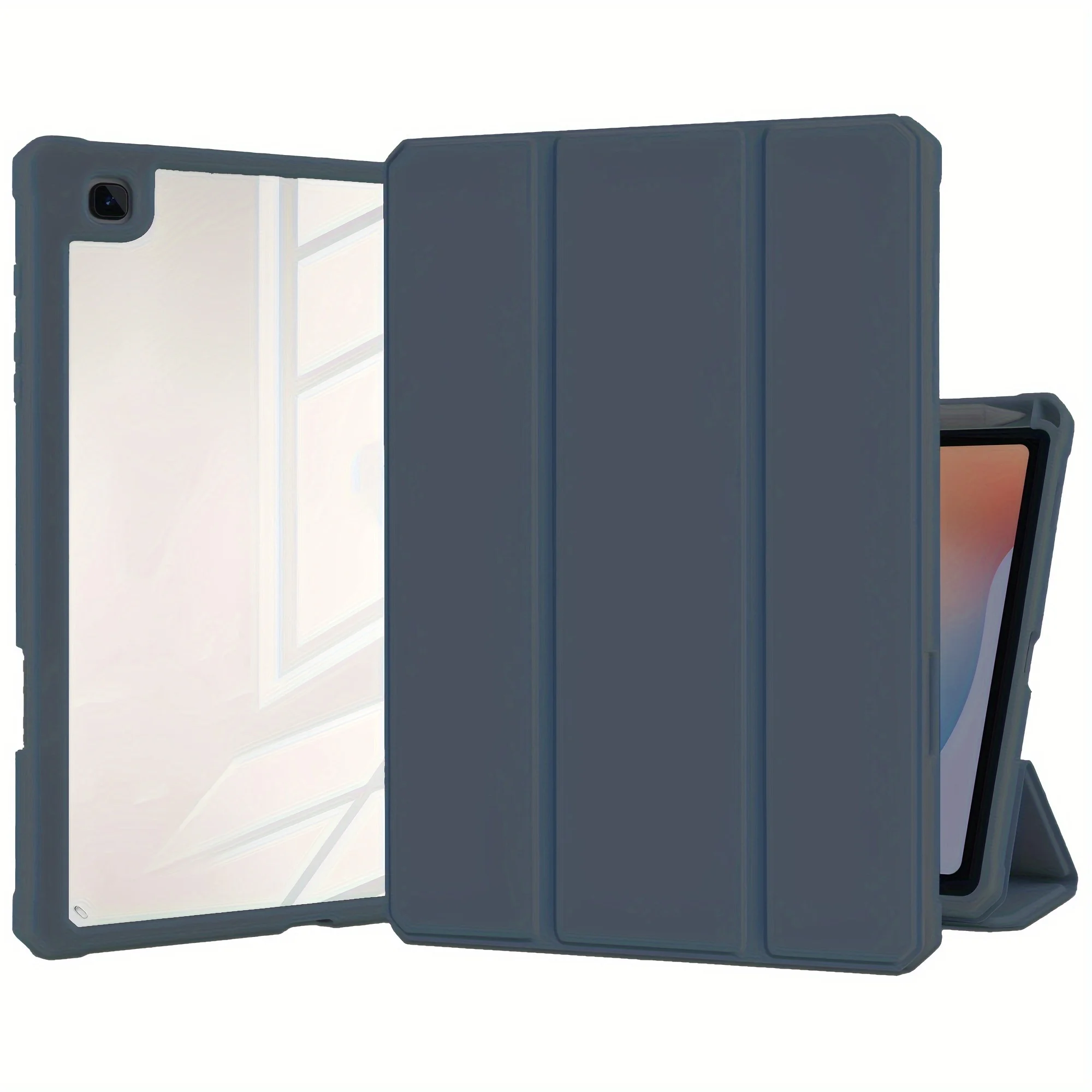 Premium Protective Case with S Pen Holder & Tri-Fold Stand for Samsung Galaxy Tab S6 Lite (10.4-Inch)