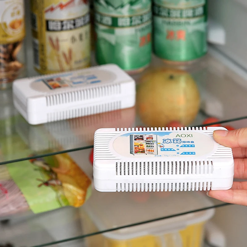 Refrigerator Deodorant Detergent Household Fridge Freshener Odor Absorber Activated Bamboo Charcoal Deodorizer Box Purifier