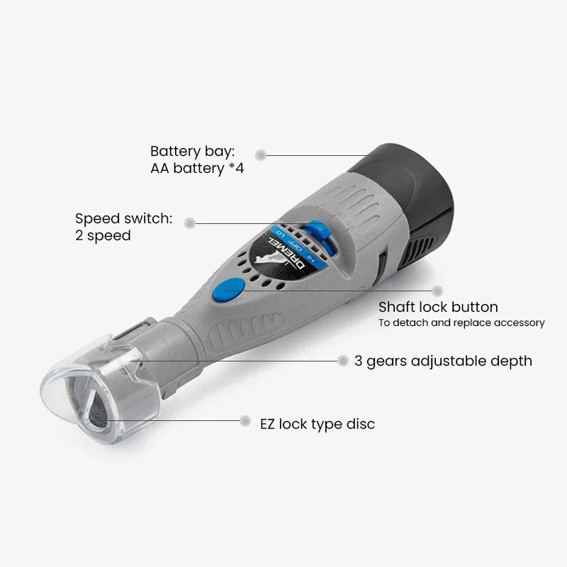 Dremel 7020 PGK Pet Nail Grinder Quiet Electric Dog Nail File Care