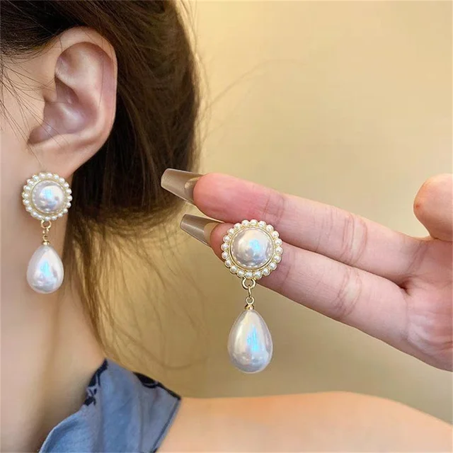 Sokrocile Orecchini Pendenti A Goccia Con Nappa: Placcati In Argento 925 Con Zirconie, Lunghi 1,5 Cm, Eleganti E Brillanti, In Confezione Regalo Per Donna