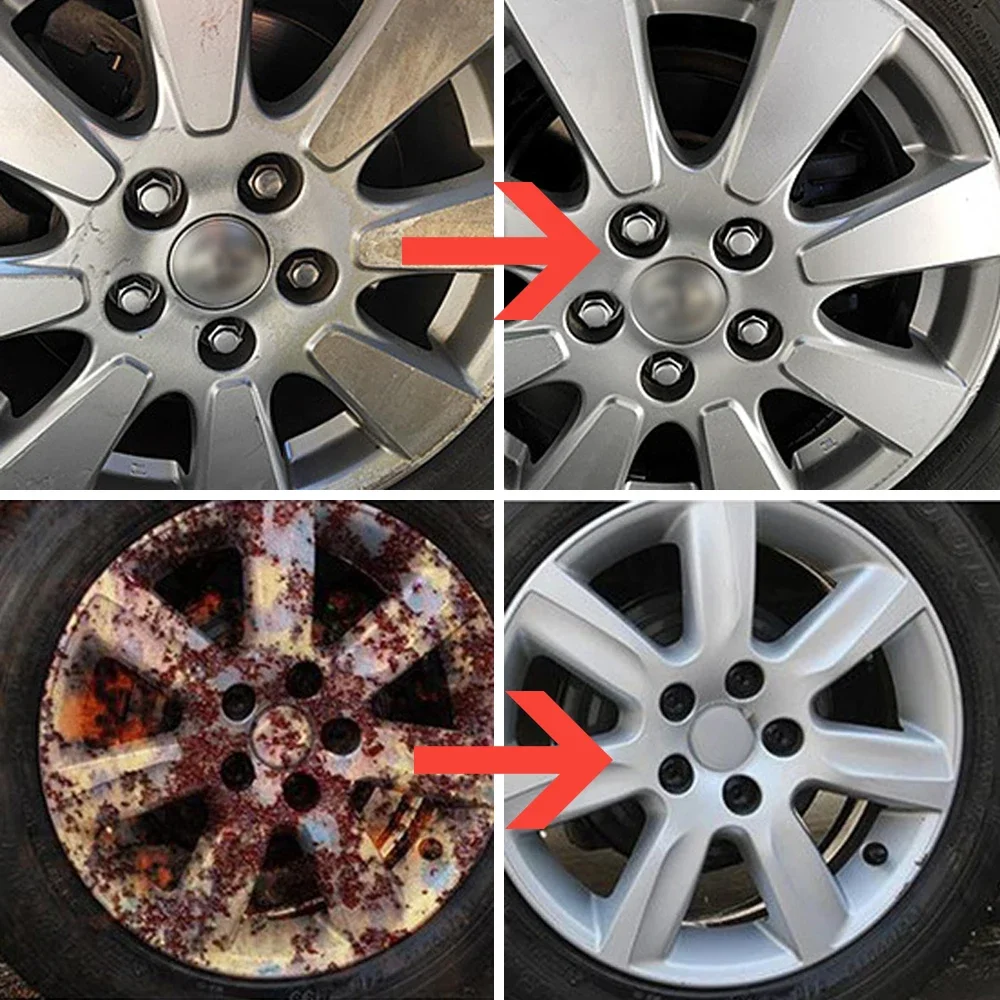 20/50ml Car Paint Wheel Iron Powder Auto Cleaning Agent Rim Cleaner Coating Supplie Spot Rust Tar Remover Polishes Care Washing