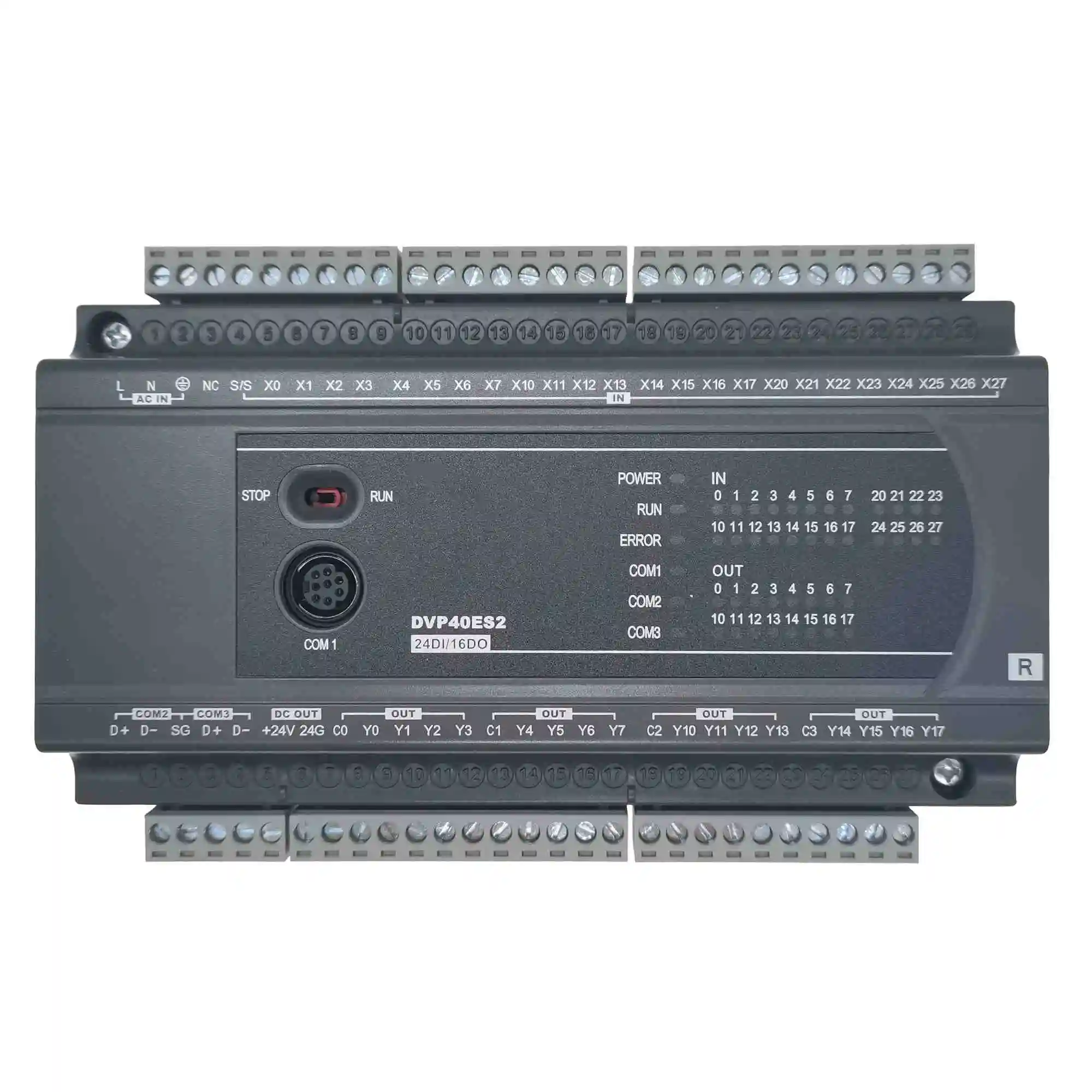 

New original DVP40ES200T, DVP40ES200R PLC MODULE 40-POINT