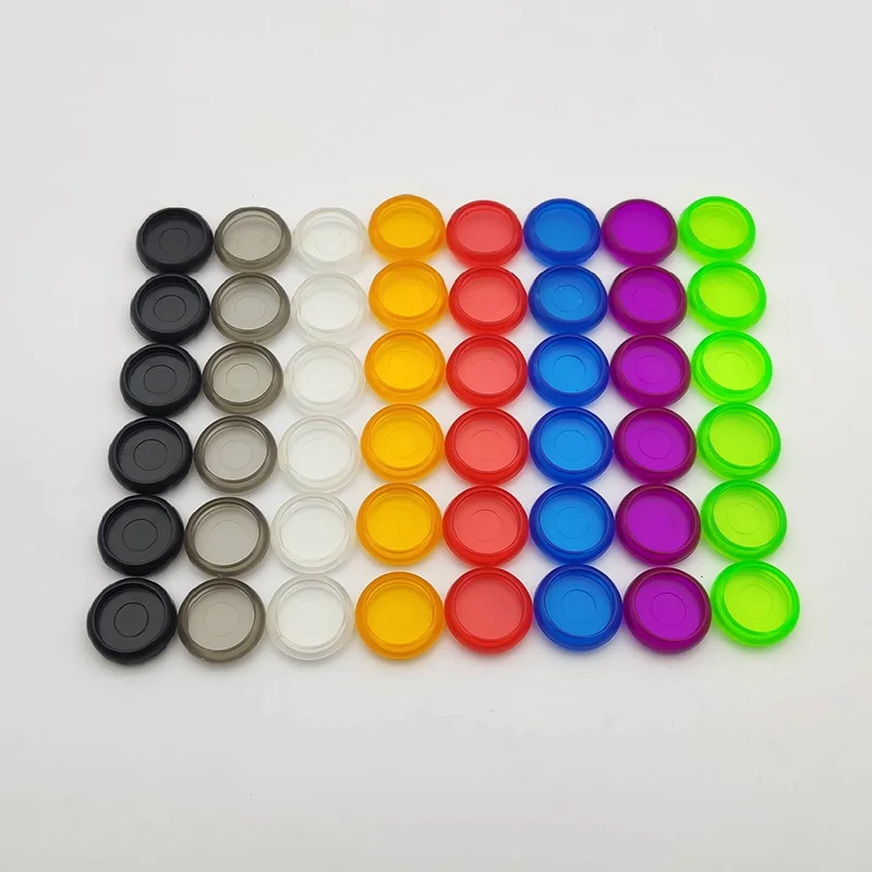 100pcs 18mm Mini Binder DISC RING Mushroom Hole Plastic Disc Notebook Disc Handbook Transparent Round Discs Binding Ring Buckle