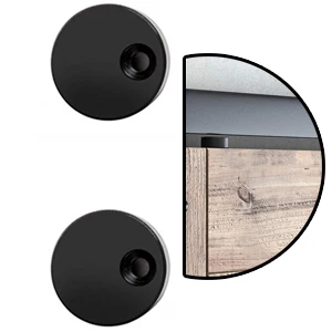 Flat Track celeiro porta Hardware