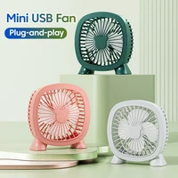 Mini ventilateur électrique portatif d'été pour la maison bureau école Camping en plein air voyage USB prise directe dans le ventilateur esktop portatif silencieux 1