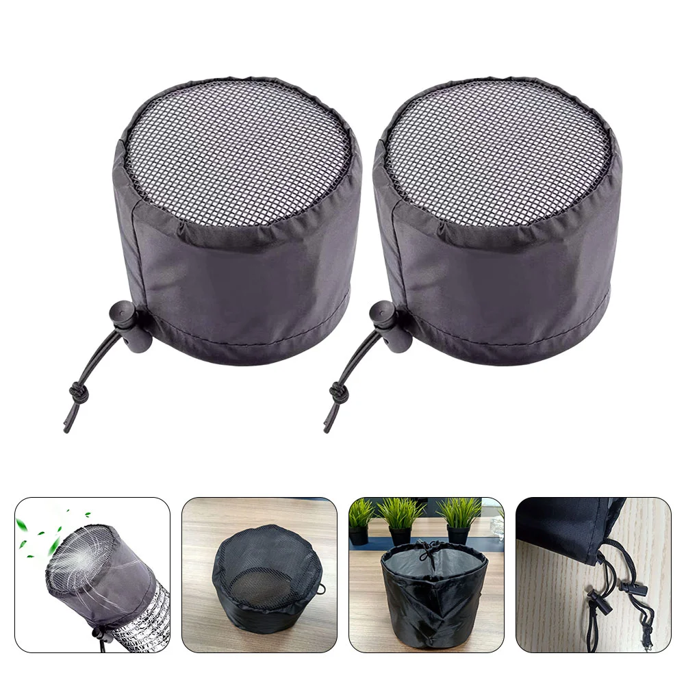 

2 Pcs Tents Ventilation Cover for Grow Accessories Filter Prevent Insects Air Ducting Oxford Cloth Plant