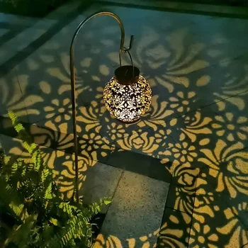 Solar Hanging LED Garden Projection Light 1