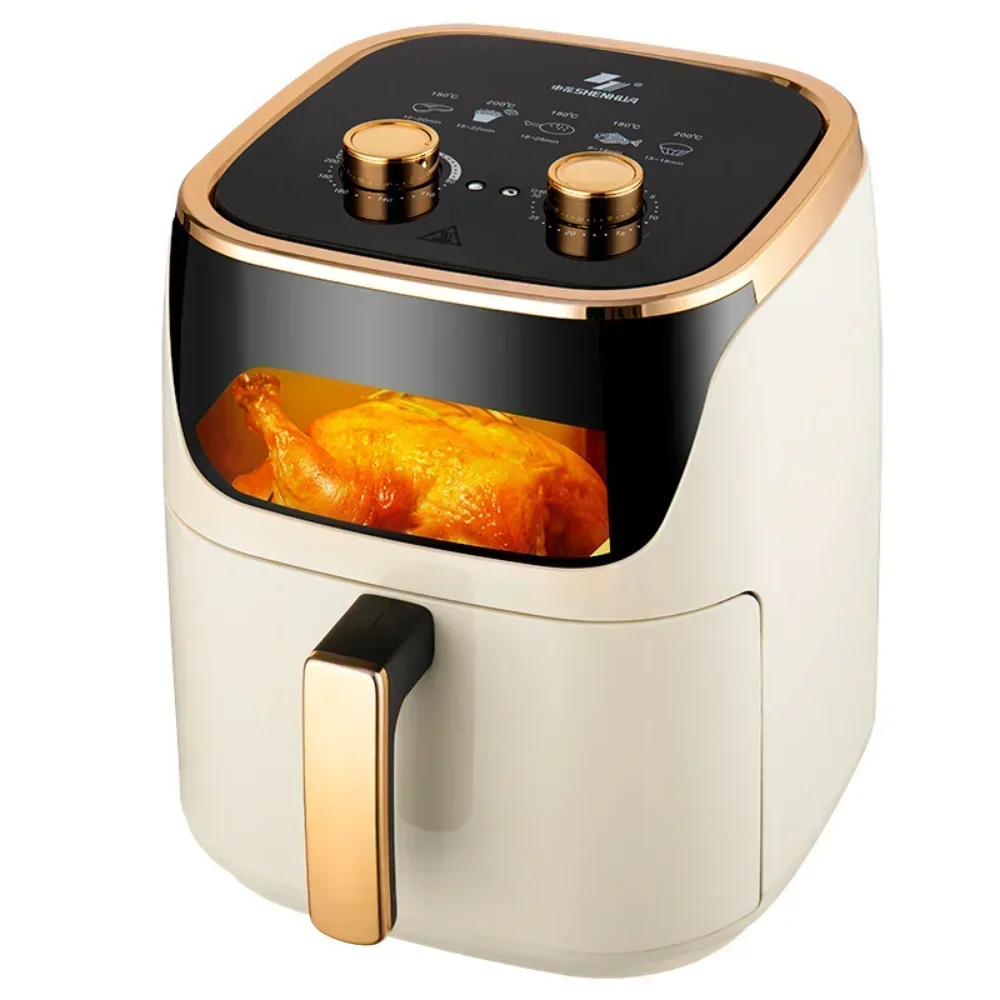 Smart household air fryer. Large capacity. Multifunctional. Oil-free and smokeless. Functions as electric oven. 6