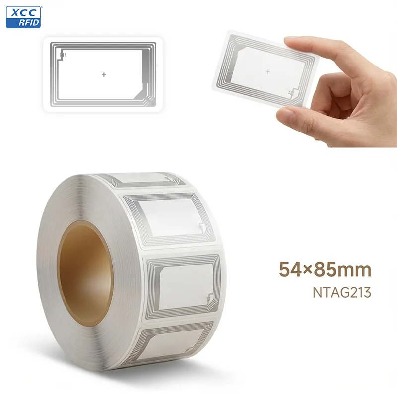 NTAG213 NFC Wet Inlay 54x85 mm RFID Inlay with Full-Page Antenna for ...