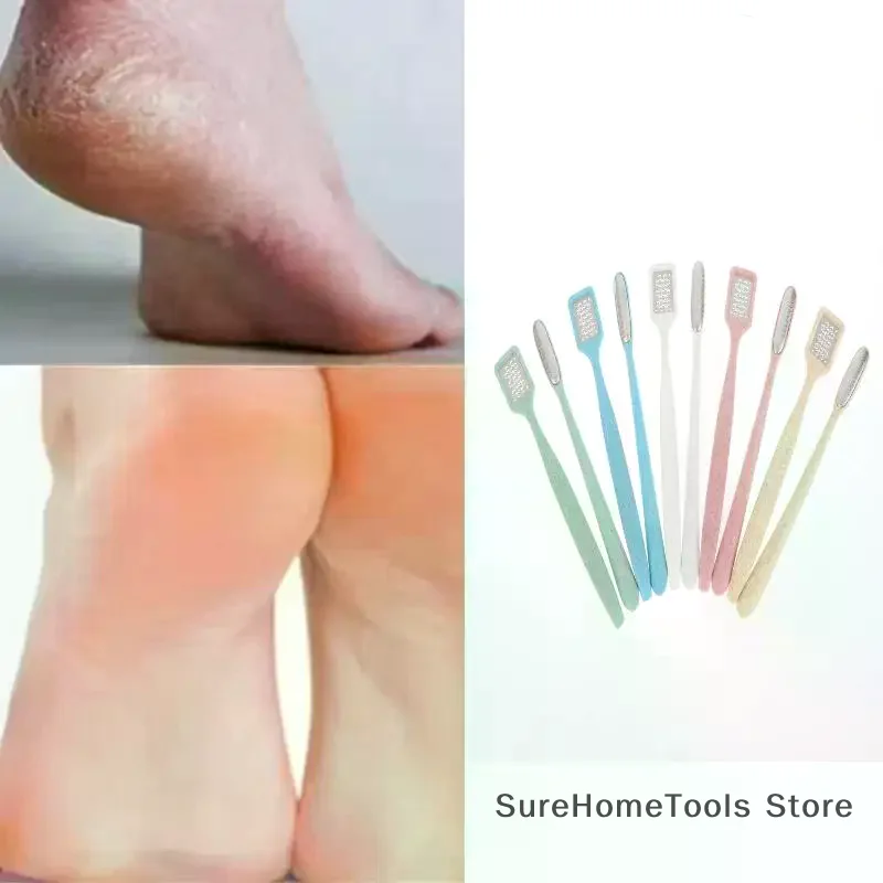 2 Pcs Mini Pedicure Foot File Callus Remover Foot Rasp Foot Grater Scrubber Pro Stainless Steel Callus File For Wet Dry Feet