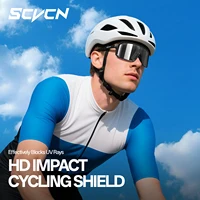 SCVCN nouvelle équitation cyclisme lunettes de soleil Sports de plein air lunettes de course hommes vtt vélo lunettes femmes cyclisme lunettes 1 lentille 3