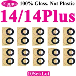 Premium Rear Camera Glass Lens Replacement - Back Camera Cover Lens Repair Part (10Set 14 14Plus)