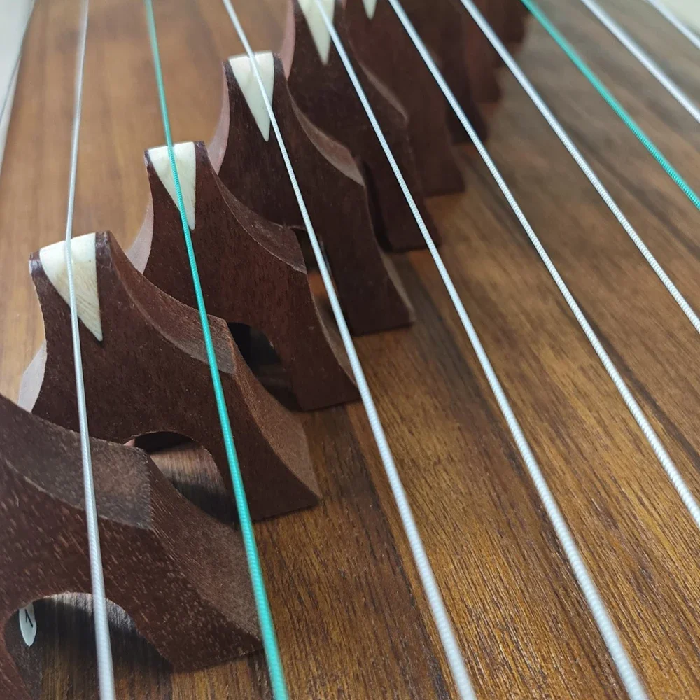 100cm Mini Guzheng 21 String Handmade Paulownia Wood Portable Guzheng Beginner Guqin Traditional Chinese Musical Instrument Gift