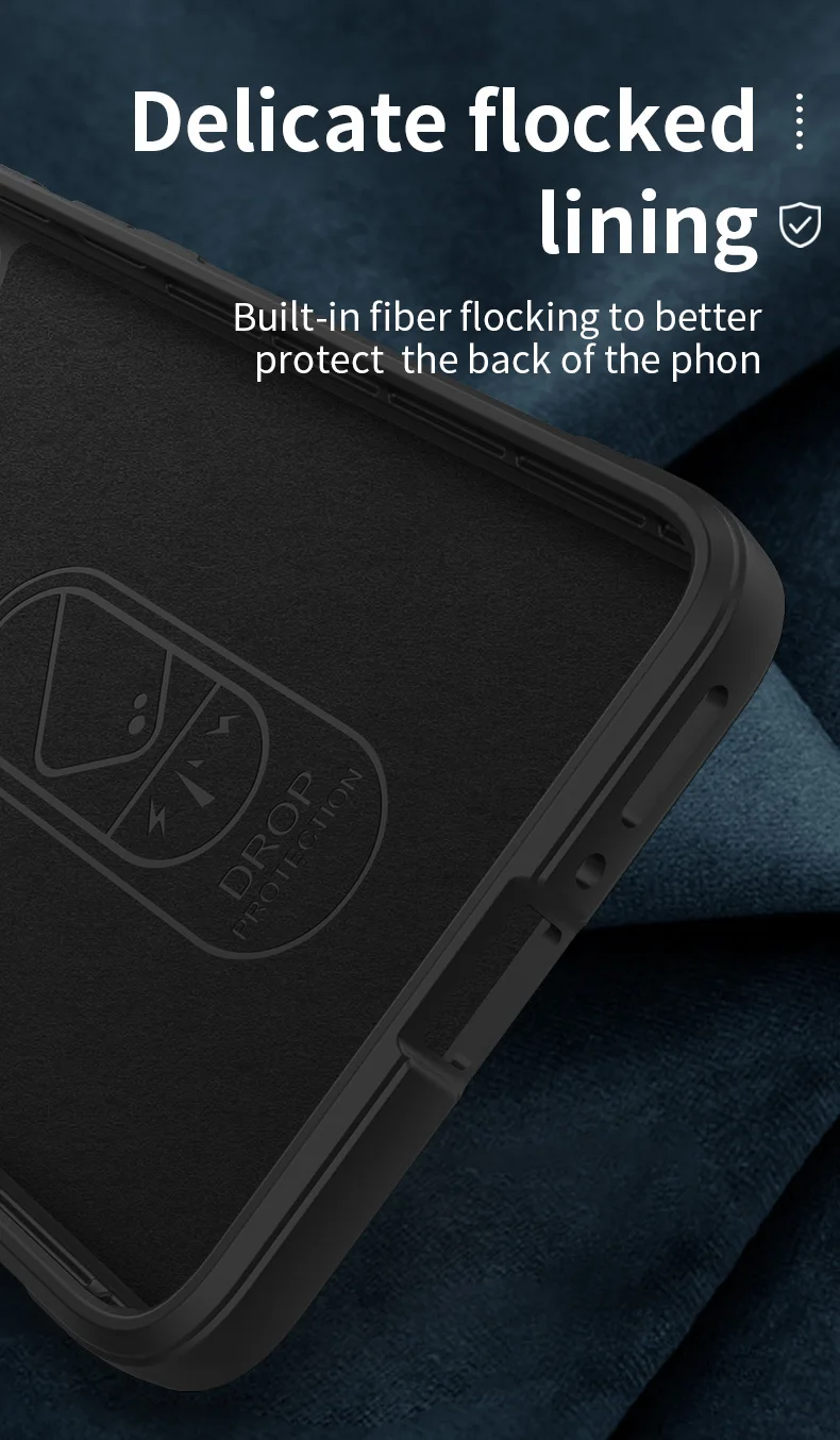 Stoßfeste Soft Case Handyhülle für Poco X3 X5 X6 X7 F3 F5 F6 F7 M7 Pro Ultra C50 C55 C65 C61 C71 C75 Flüssigsilikon-Schutzhülle – Detail 6