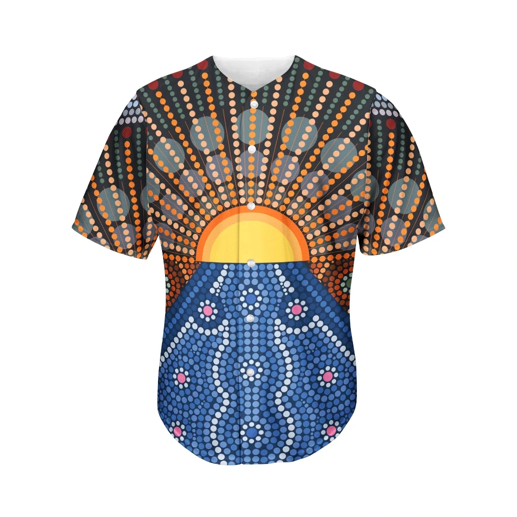 Newest 3Dprinted Aboriginal Pattern Newest Baseball Jersey Shirt Casual Streetwear Unique Unisex Funny Sport Streewear Style-2