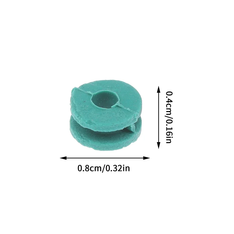 100 pz/borsa Ago per tatuaggio Occhielli in gomma Capezzoli Ago Pad Armatura Bar Accessori per tatuaggi Accessorio per macchinetta per tatuaggi - immagine 5
