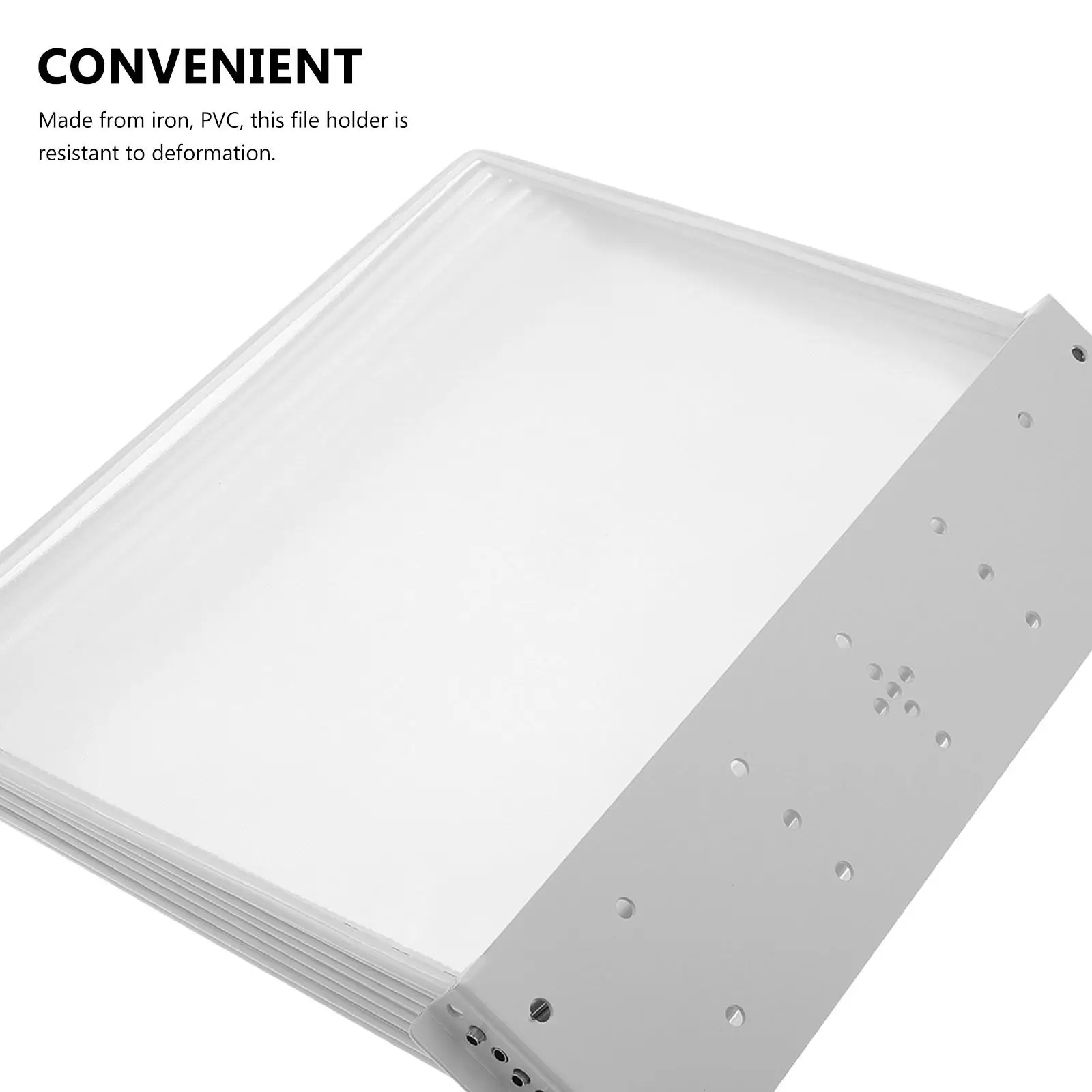 사무실용 10페이지 벽걸이형 문서 디스플레이 폴더 A4 파일 정리함 홀더 보관 시스템 참고 시트 플립 파일 파우치