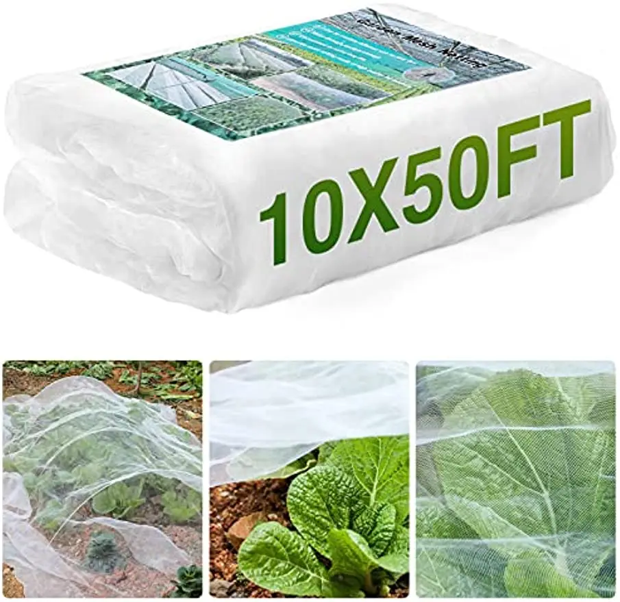 

Garden Mesh Netting Barrier Garden Net Fruit Tree Netting for Vegetable Blueberry Bushes Live Plant Row Cover Screen Protection