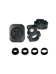 Universal Motorcycle Phone Mount with Quick Lock Support and Adapter (Mirror Mount)