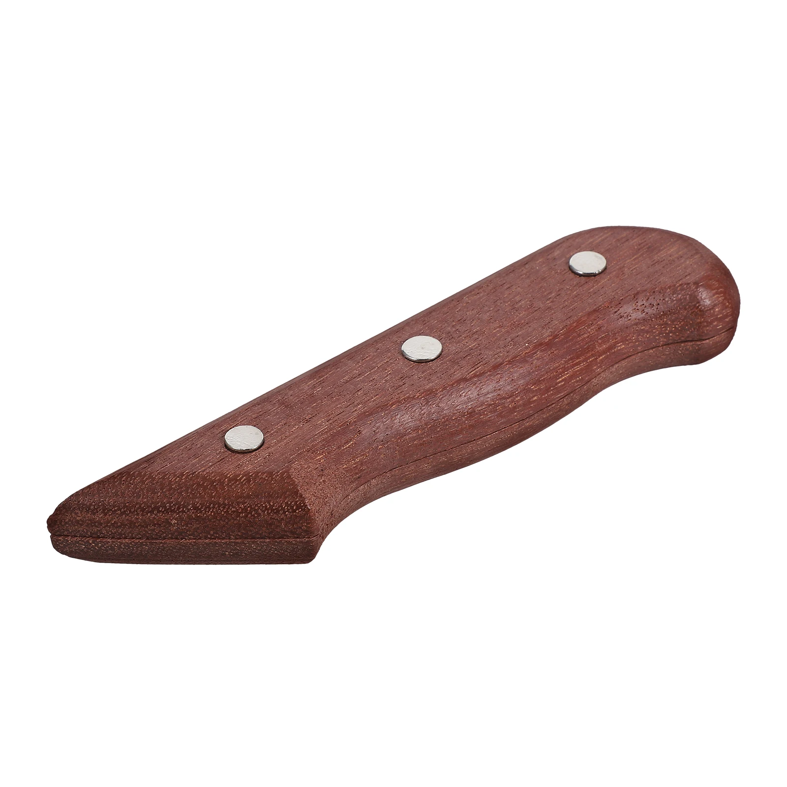 Knife Handle Accessories Wooden Replacement Comfortable Dark Brown Anti Slip Ergonomic Design Fits Kitchen Knives Cutter Grip - 3