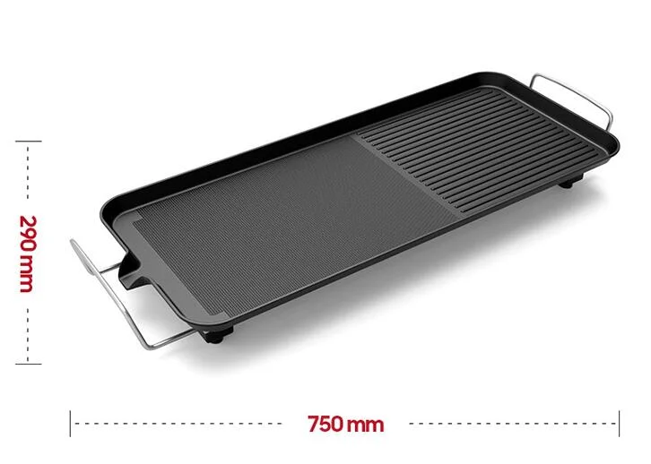 KONKA household electric grill pan smokeless barbecue pan Korean style home meat frying electric grill KEG-W170A 8 people