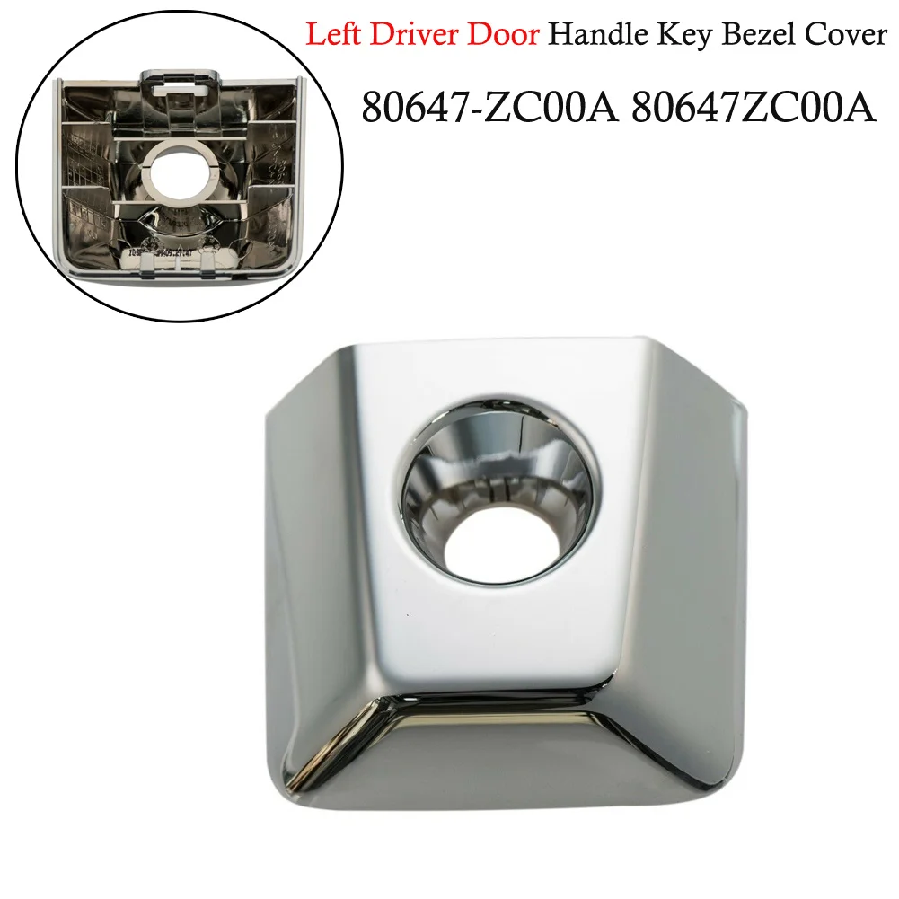 Left Driver Door Handle Key Bezel Cover For Nissan For Armada For Infiniti QX56 Front Driver Side Exterior Door Handle Lock Beze