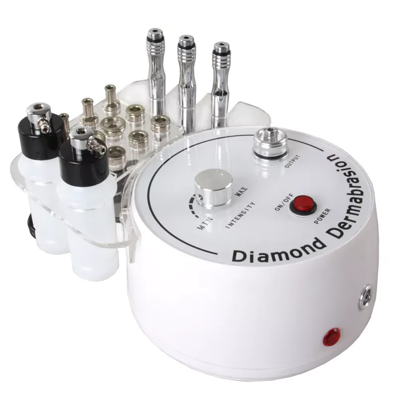 Mini 3 In 1 Diamond Microdermabrasion Dermabrasion Machine Water Spray Exfoliation Beauty Machine Wrinkle Facial Peeling Device