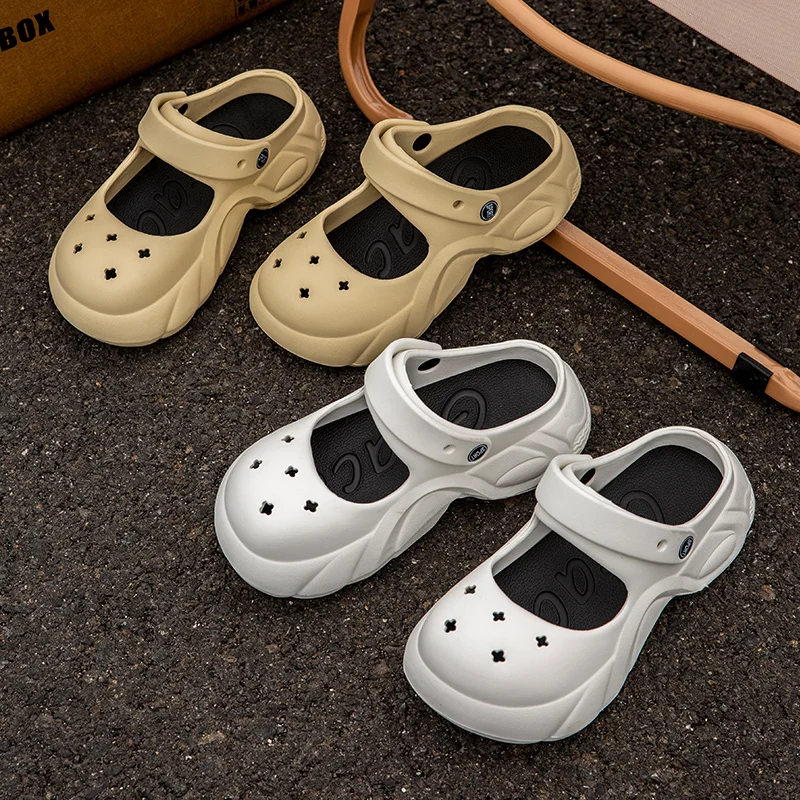 

Casual Slippers Women Wedges Fashion Designer Shoes Girls High Heels Summer Beach Platform Sandals Ladies Elegant Thick Bottom