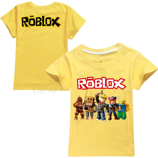 Roblox Baby Casual Camisas Crianças Moda Roblox T Shirt Algodão mangas  curtas T-shirts Crianças Cartoon Tshirt Meninas Meninos Roupas