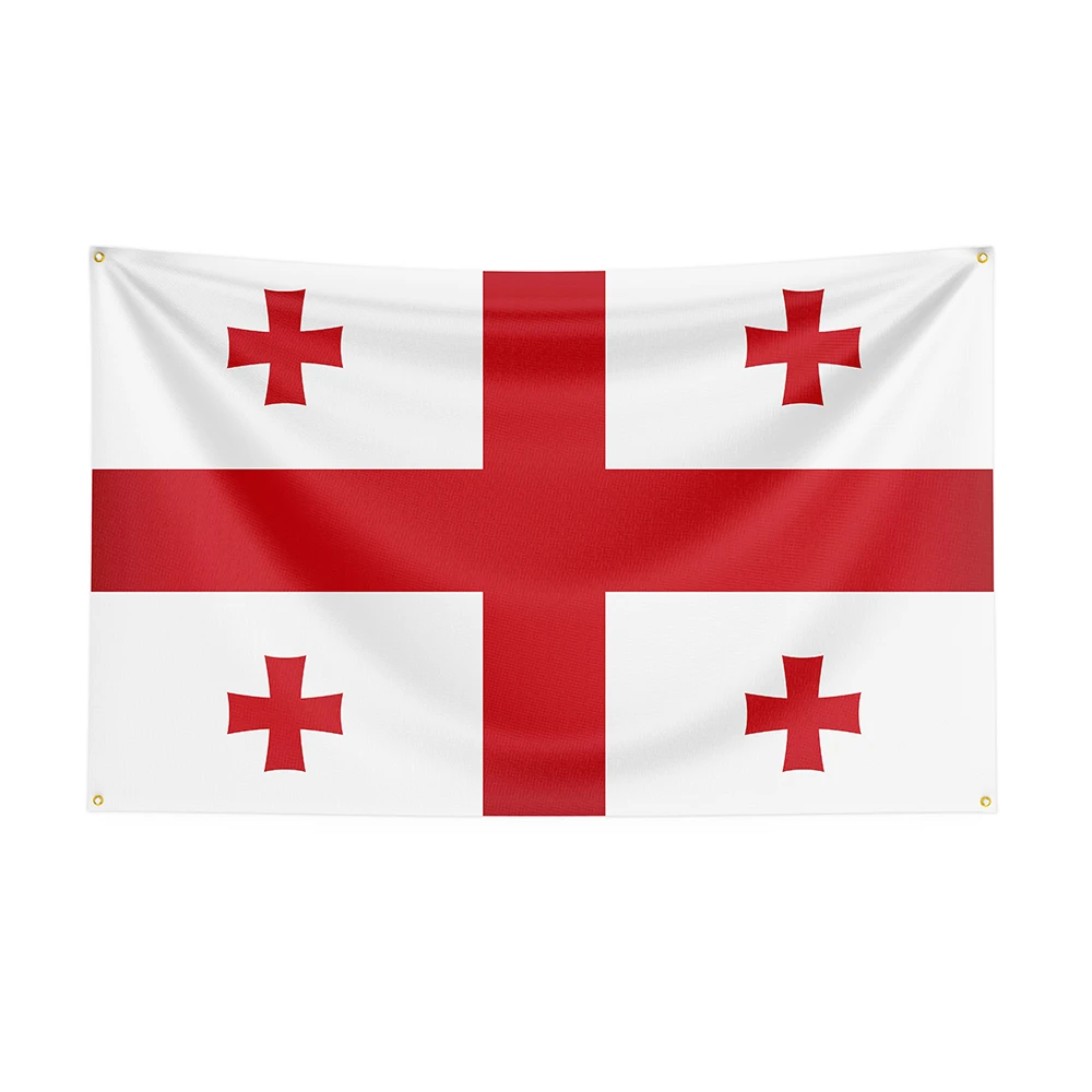 

3x5 Johnin Geo Ge Georgia Flag Polyester Printed Other Banner For Decor 1