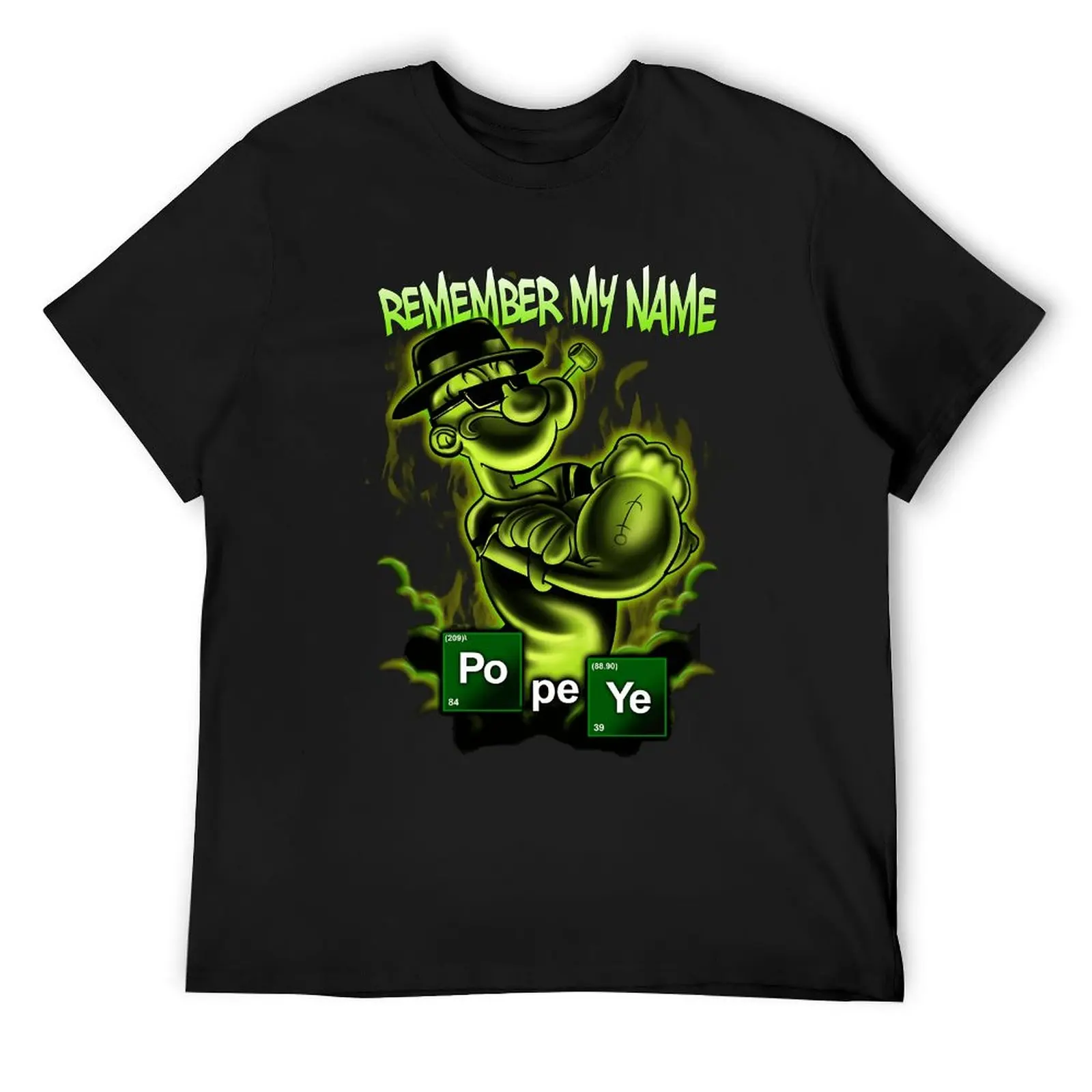 Popeye Heisenberg Classic In Vendita T-Shirt Grafica Casual Girocollo Movimento Umorismo Graphic Aactivity Competition Eur Size