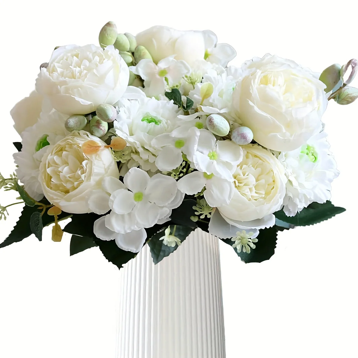 Elegant Venus Rose Bouquet - Silk Flower Arrangement for Home and Wedding Decor