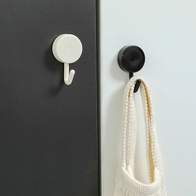 

10PCS Self Adhesive Wall Hook Strong Without Drilling Coat Bag Bathroom Door Kitchen Towel Hanger Hooks Hooks for Hanging