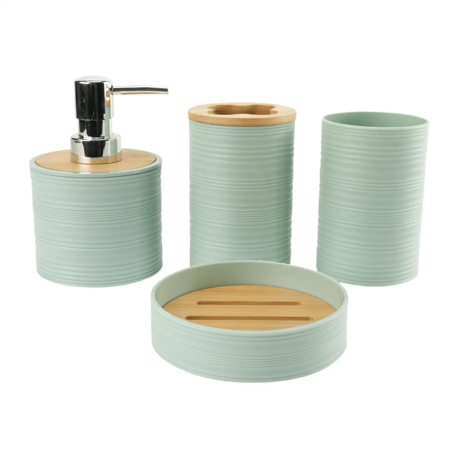 Elegant 4-Piece Bathroom Decor Accessory Set