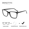 ZENOTTIC Handmade Acetate Prescription Glasses Square Optical Lenses With Recipe Man Myopia Eyeglasses Women
