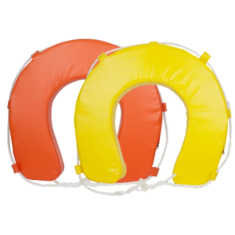 

Daiseanuo Boating Accessories U-shaped Swimming Life Buoy Pool Adult Kid Waterproof PU Sports Safety Life-saving Float Lifeguard